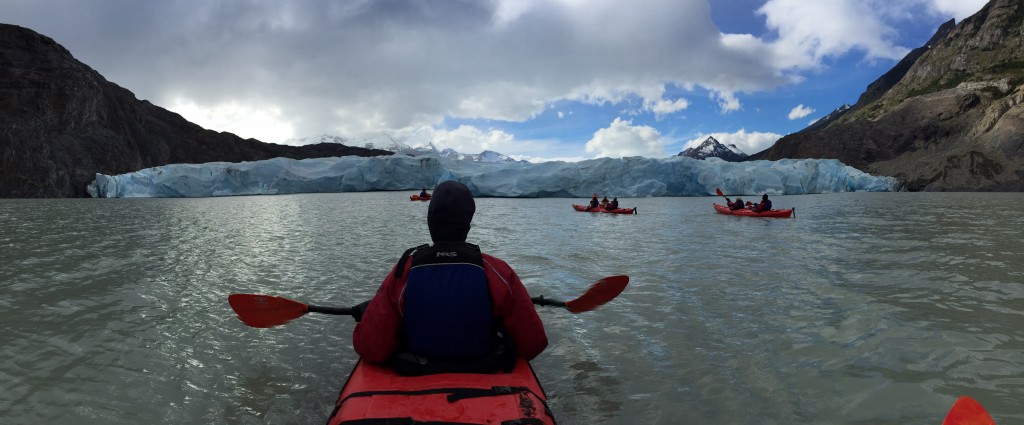 The Grey Glacier up close and personal! (Photo by Tye Chapman)