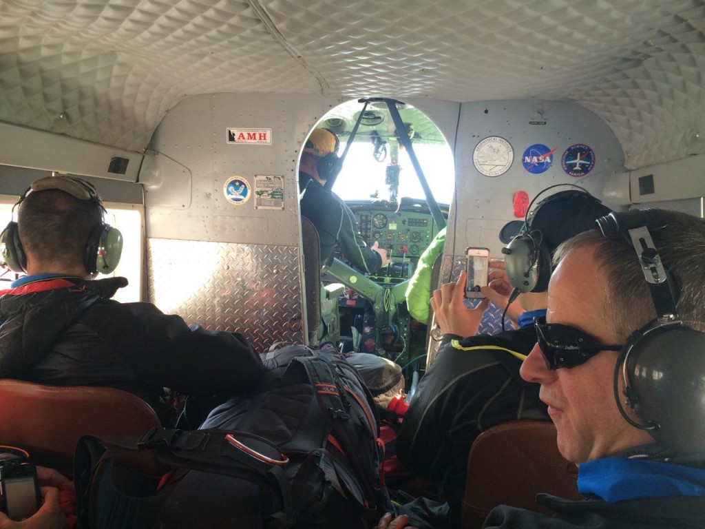 Photo taken inside the plane on the flight in to Bona (Dallas Glass)