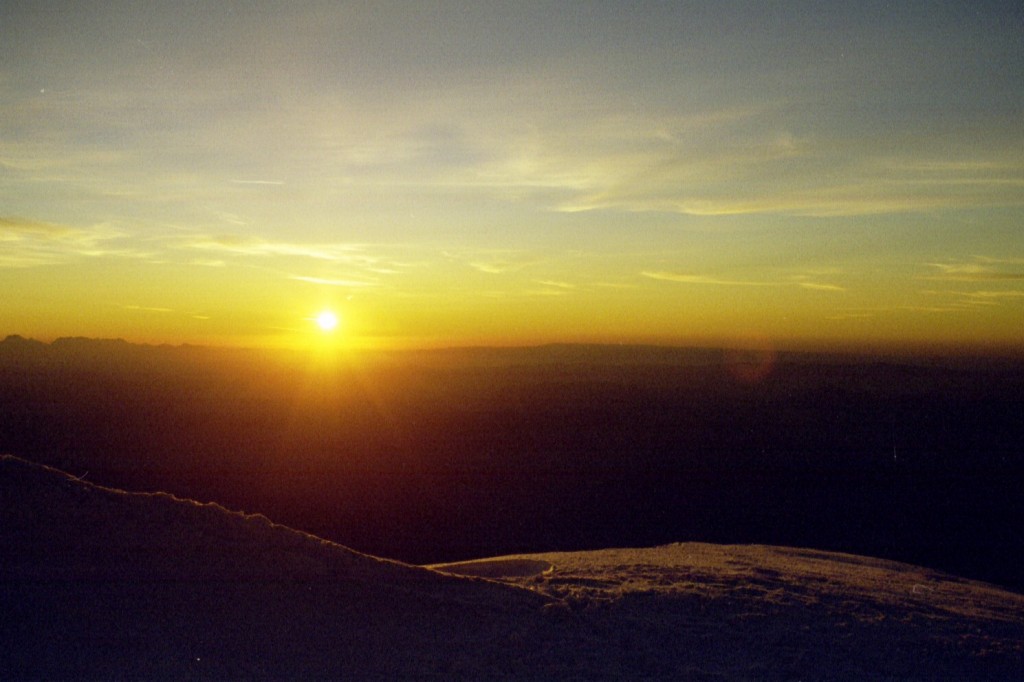 Sunrise High on Kilimanjaro