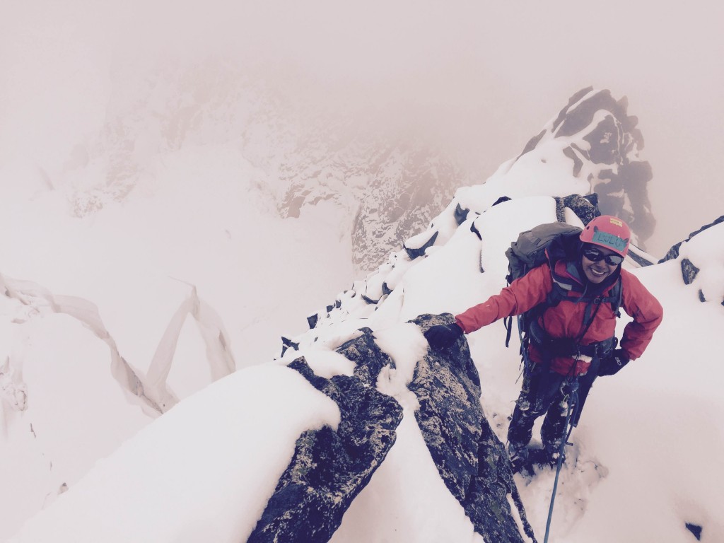 A snowy climb in the North Cascades