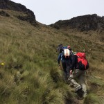 Hiking on Fuya Fuya, Ecuador