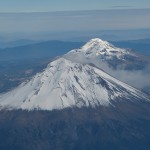 Ixta and Popo from the air