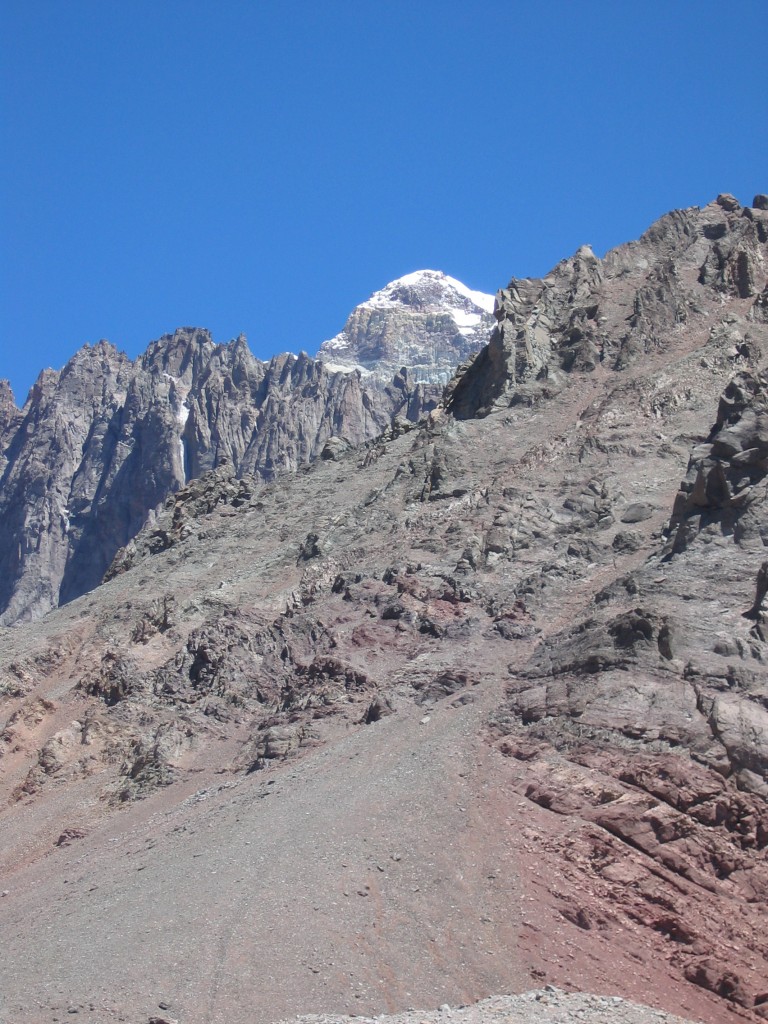 A view towards the summit