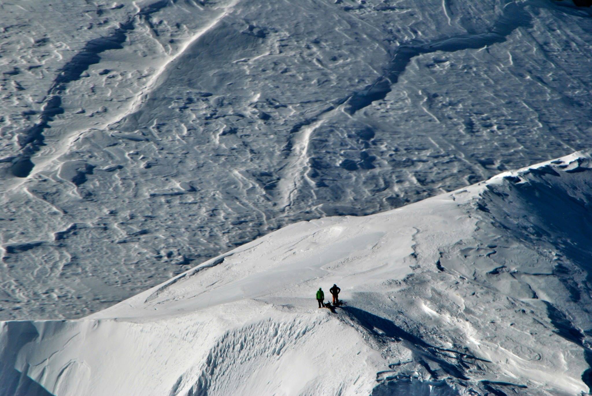 IMG Guides Mike Haft and Peter Dale On the summit of Denali