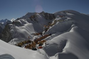 Camp 1 on Cho Oyu (Mike Hamill)