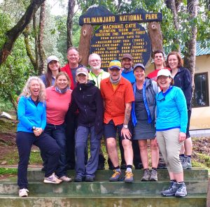 Kilimanjaro Team at the Machame Gate, Ready to Go!  (Emily Johnston)