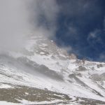 Aconcagua through the Clouds