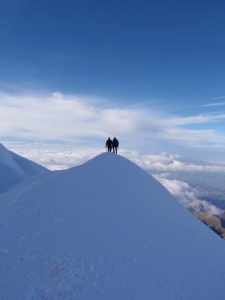 Route Finding on Cayambe (Phil Ershler)