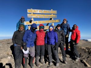 Kili Team Reaches the Top (Tye Chapman)