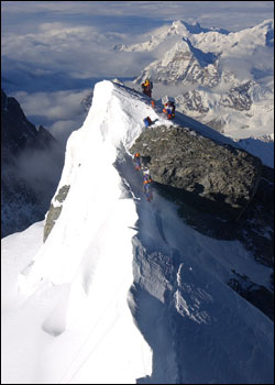 The South Summit on Everest