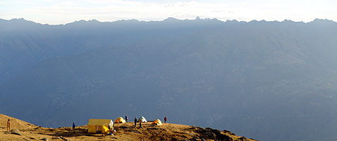 Alpamayo Circuit Trek with Chopicalqui Extension Expedition with International Mountain Guides