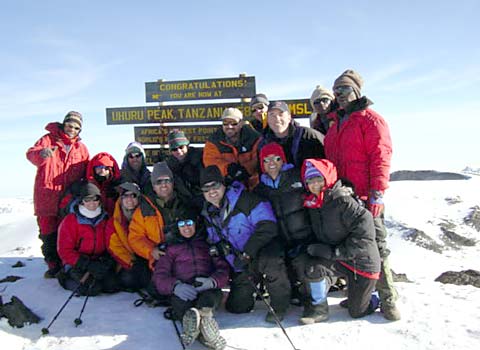 Mount Kilimanjaro photos Eric Simonson expedition