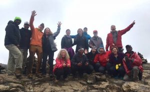Kili Team approaching Shira Camp (Photo: Emily Johnston)