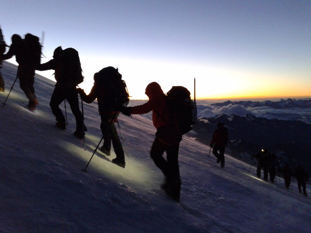 Sunrise on Elbrus (Jonathan Schrock)