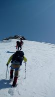 High on the Easton Glacier (Robert Jantzen)