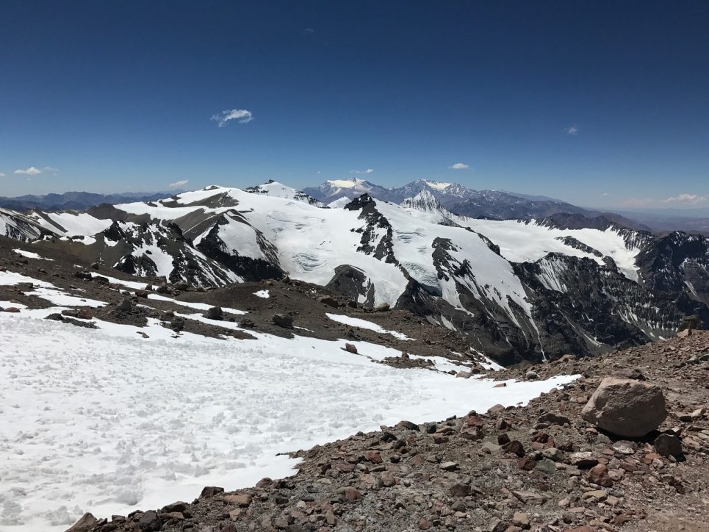 The view from C2 on Aconcagua (Luke Reilly)