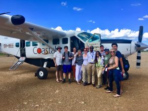 Kilimanjaro team ready to fly to Serengeti (Phunuru Sherpa)
