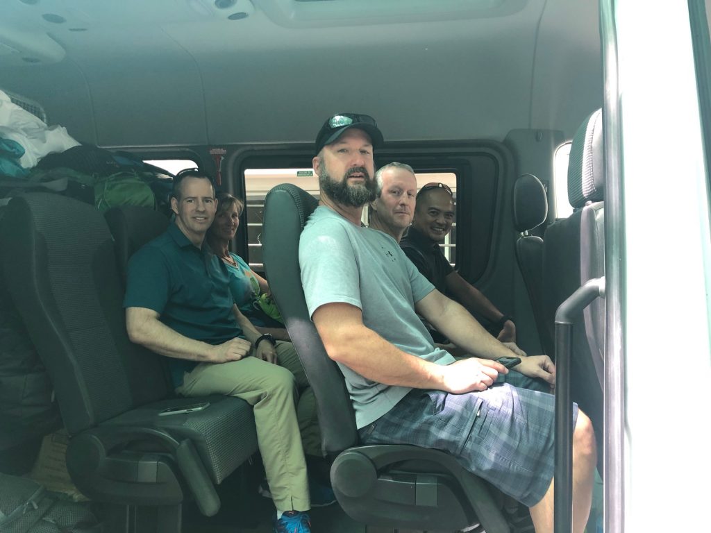 The Team, loaded and ready to go! (Nickel Wood)