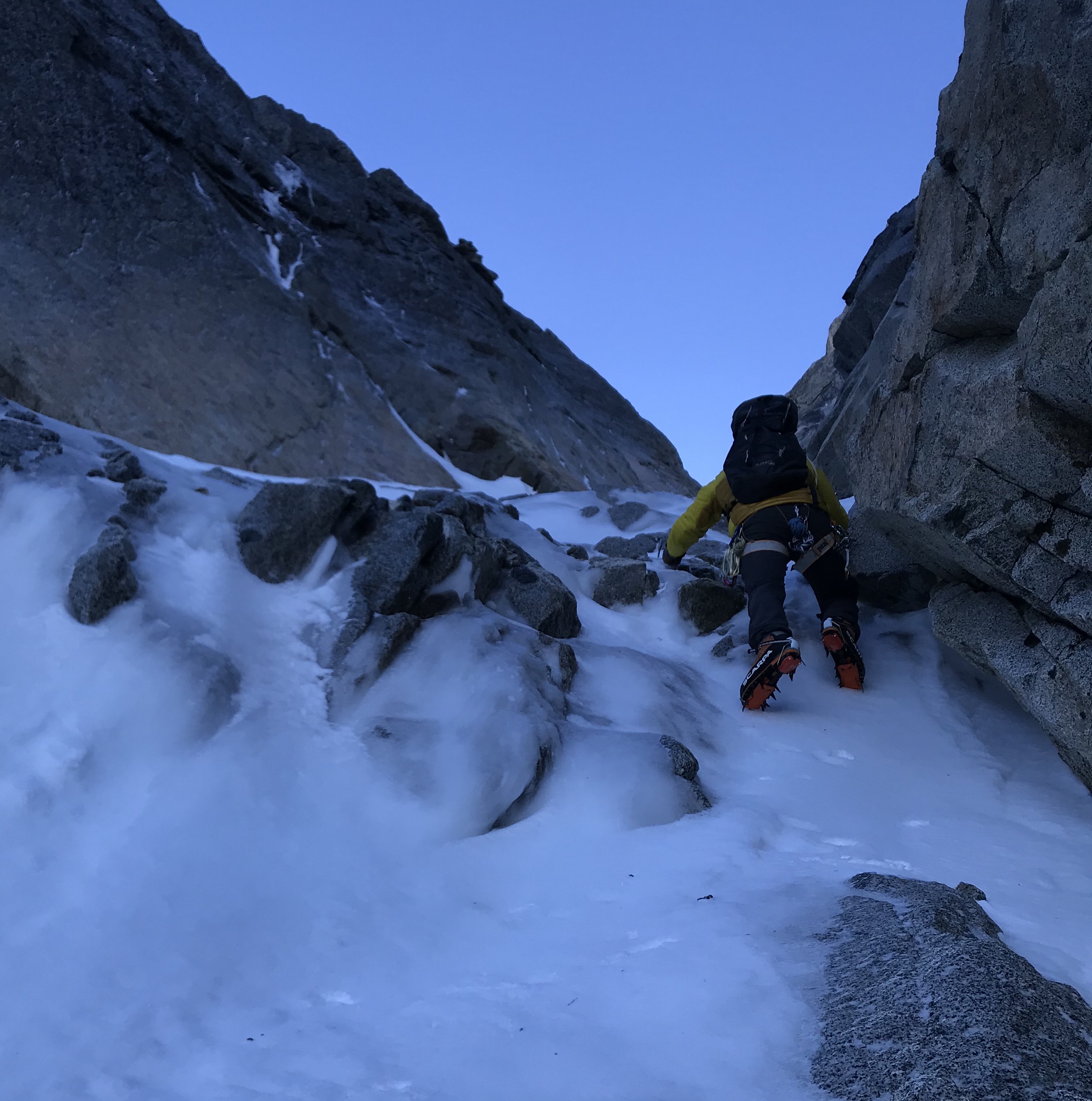 Utilisation des crampons / Using crampons