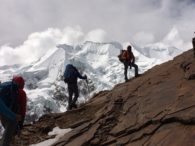 Climbing to High Camp On Illimani (Adam Clark)