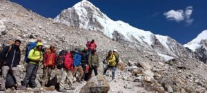 Advanced Team heading to EBC (Karma Rita Sherpa)