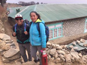 Phunuru and wife Kancha by their house in Phortse (Eric Simonson)