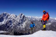 Climbers descending from the summit of Lobuche (Nawang_Tenzing Sherpa)