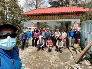 Team 2 at the Pasang Lamu Gate (Ang Jangbu Sherpa)