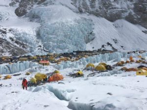 Camp 2 on Mount Everest (Phunuru Sherpa)