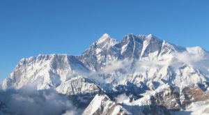 Nuptse, Everest and Lhotse from summit of Mera Peak (Dan Zokaitas)