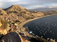 Looking down at Copacabana (Adam Clark)