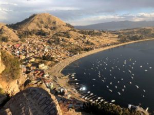 Looking down at Copacabana (Adam Clark)