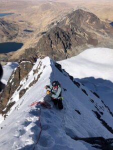 Summit Ridge on Condoriri (Adam Clark)