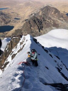 Summit Ridge on Condoriri (Adam Clark)