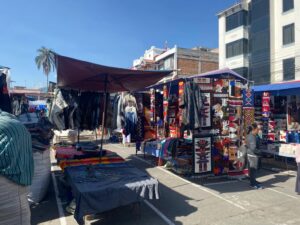 Exploring Otavalo Market before Fuya Fuya (Kim Sieradzki)