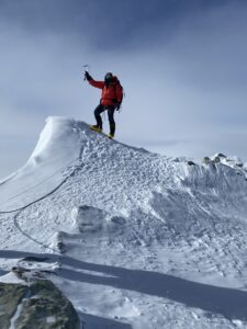 IMG Climber on the summit of Vinson (Jonathan Schrock)