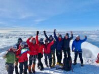 January Ecuador Team on the summit of Cotopaxi (Kim Sieradzki)