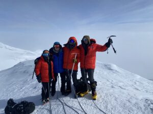 January Vinson Team on the Summit (Jonathan Schrock)