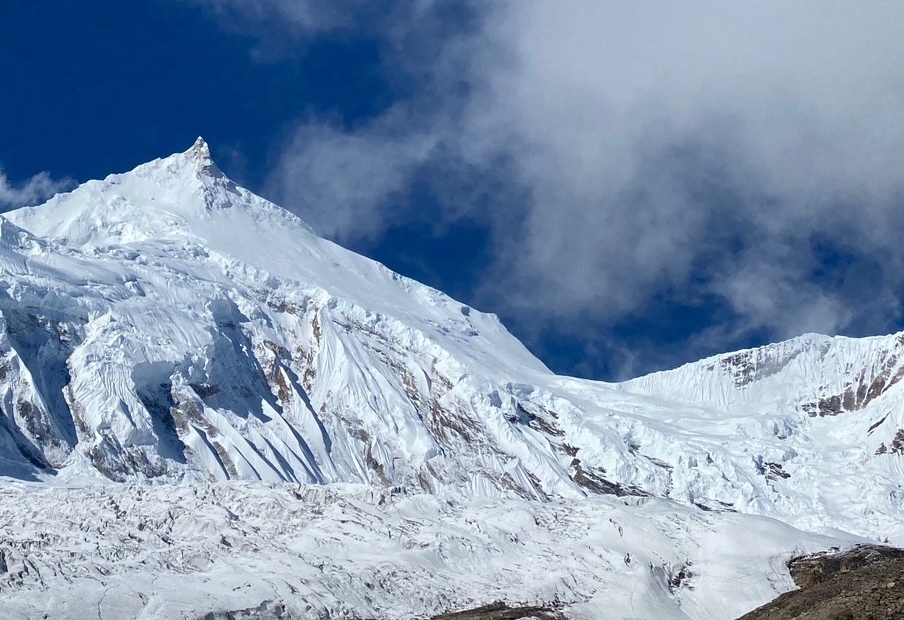 Manaslu from Base Camp (Phunuru Sherpa)