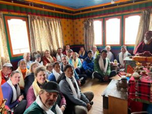 Blessing from Lam Nawang in Pangboche (Phunuru Sherpa)