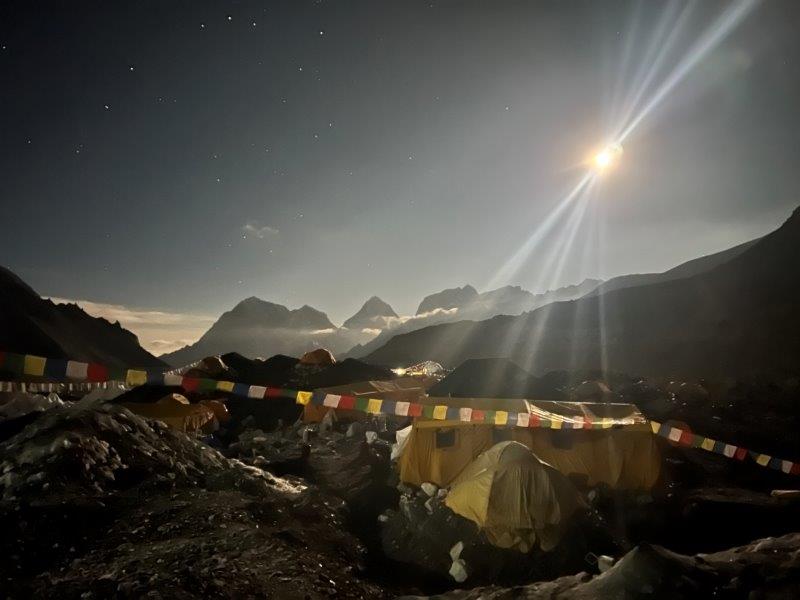 Moonlight over Everest Base Camp (Ang Jangbu Sherpa)